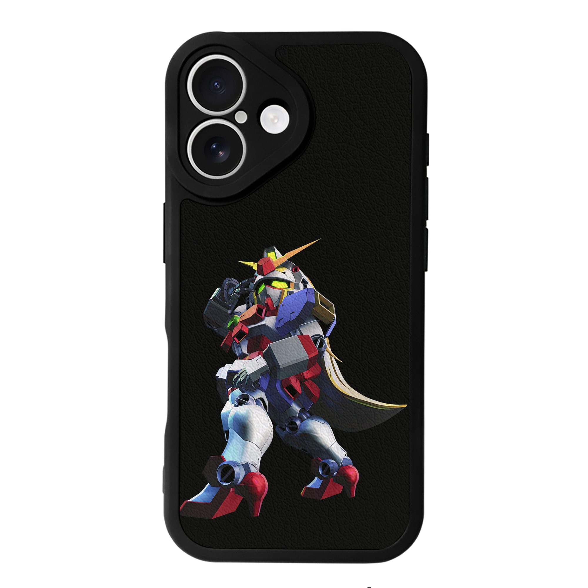 （画像用） 機動戦士ガンダム Mobile Suit Gundam 【iPhone 16シリーズ対応】シリコンスマホケース（レザー調） 材質：シリコン